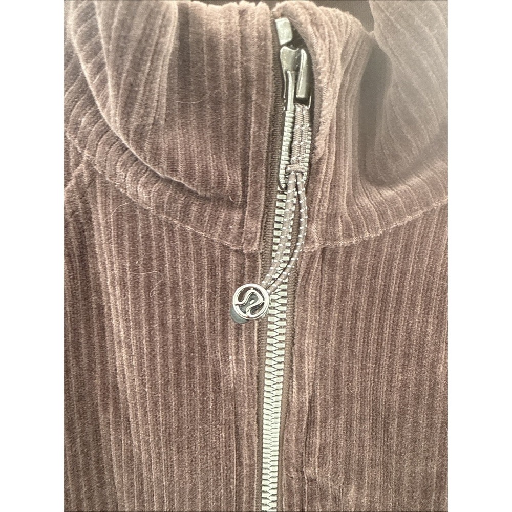 Lululemon Womens 2-Piece Brown Corduroy Track Suit Set Size 8 & 6 Athleisure - Picture 4 of 14